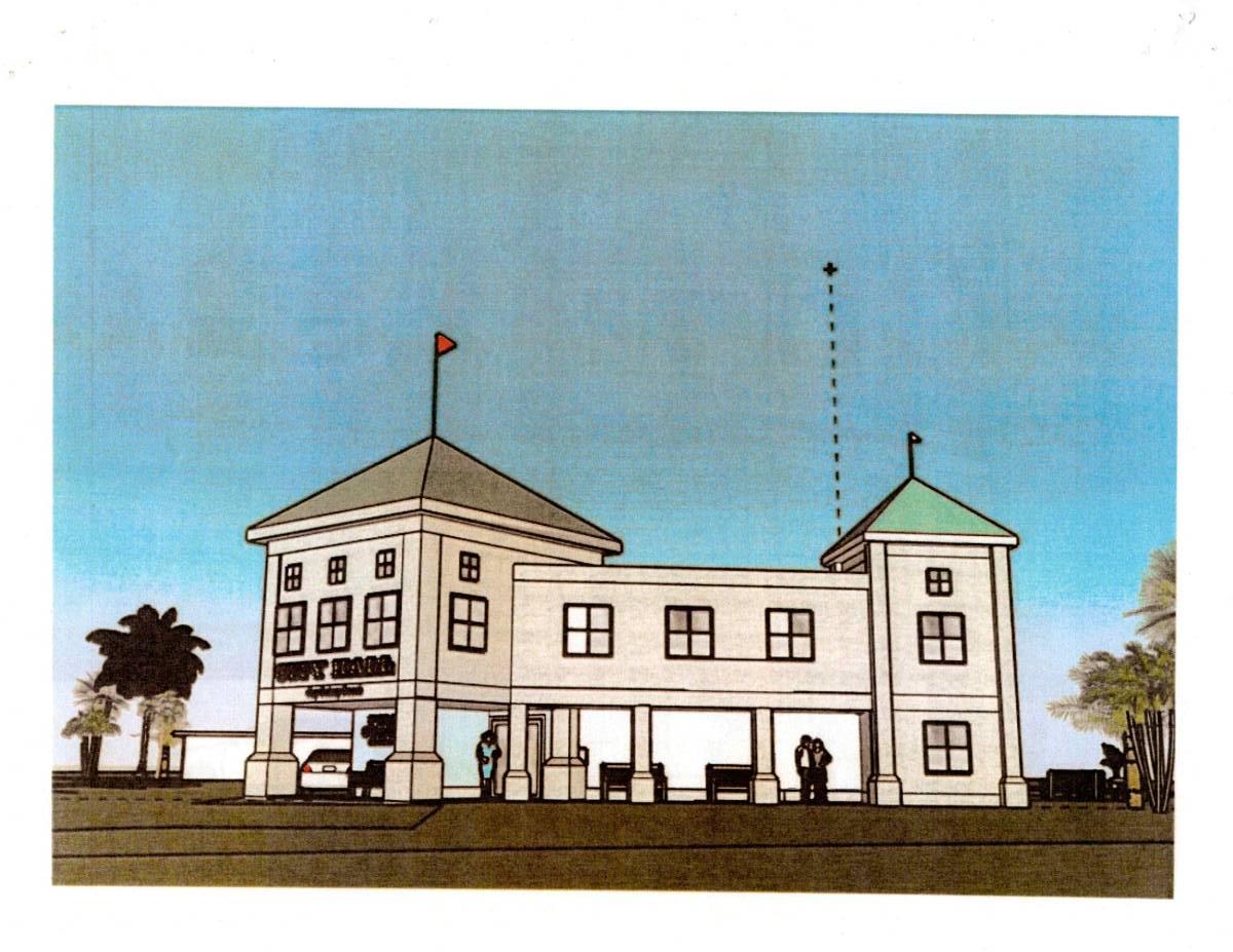 Commission Rendering of the City Hall Rebuild